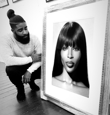 KO and Naomi framed BW KO and Naomi framed BW